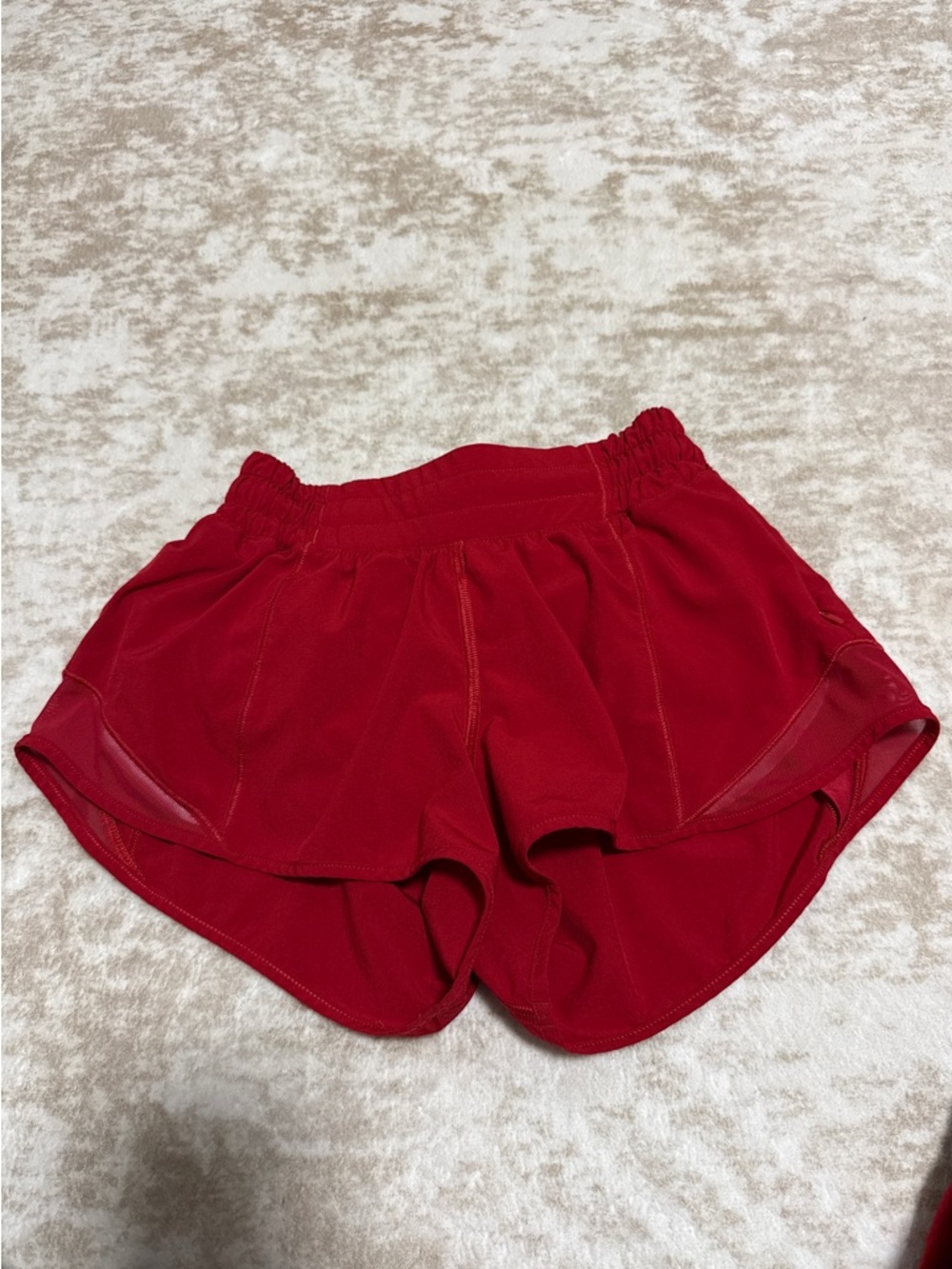 Lululemon Hotty Hot Shorts 2.5” Low Rise Red Size 2